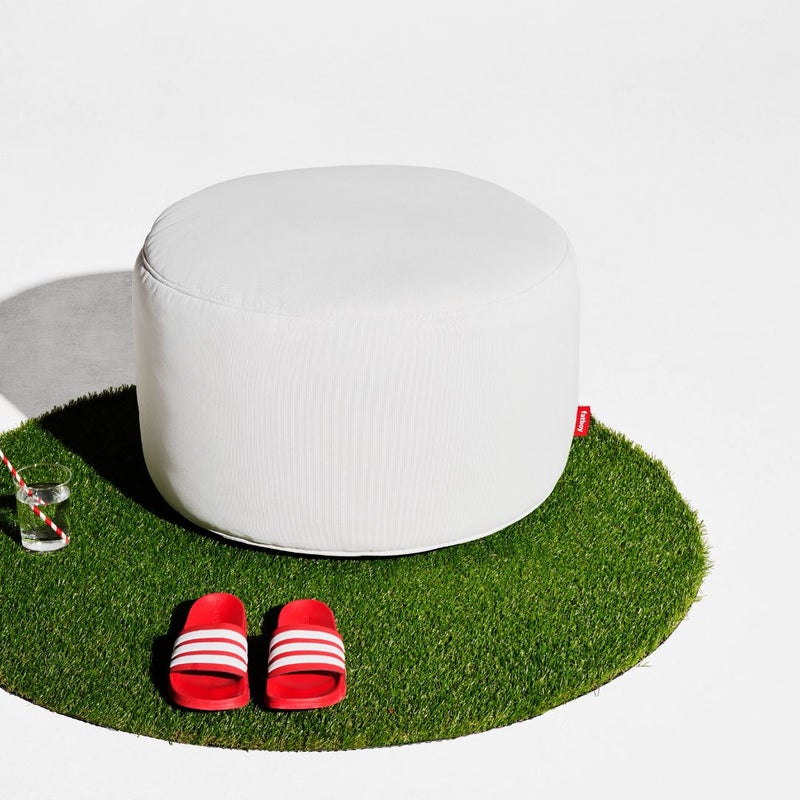 Fatboy Point Large Outdoor Pouf – UV Resistant, Non-Slip Bottom, Indoor & Outdoor Pouf, Ø 70 x 40 cm, Durable for Patio, Garden, Living Room, Stylish & Comfortable Seating, Natural white - Image 2